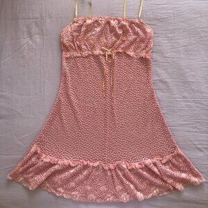 Bacirubati Dainty See-Through Slip Dress